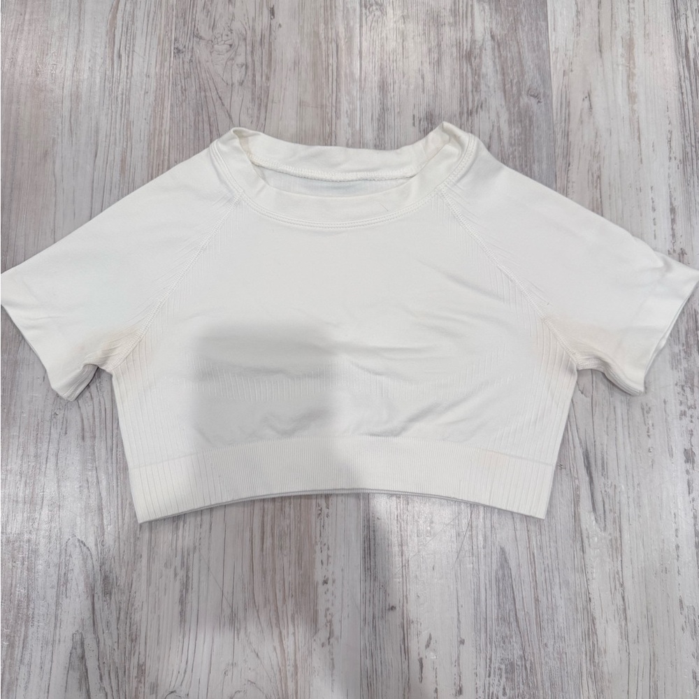 Women's White Crop Top
